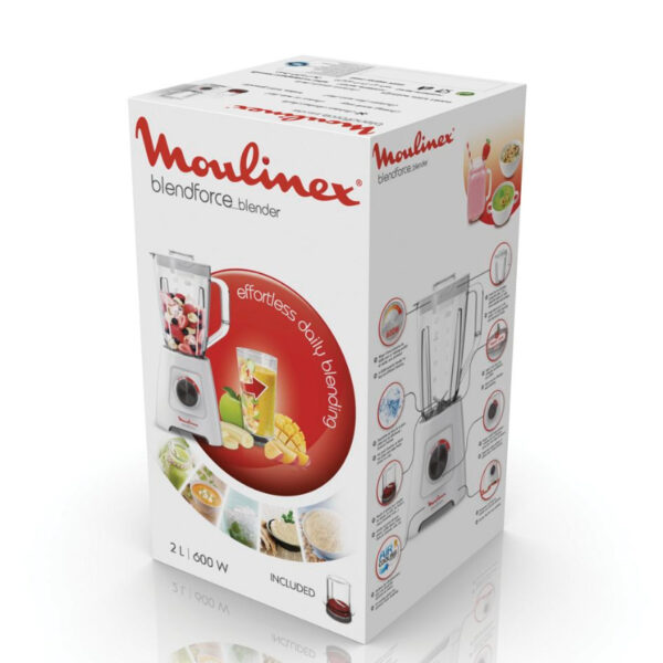 Moulinex Blender 600W Facilic Liquidizer 1.5Lwith Grinder Lm422127