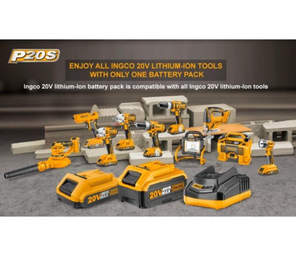 Ingco Lithium-Ion Aspirator Blower 20V Cabli2001