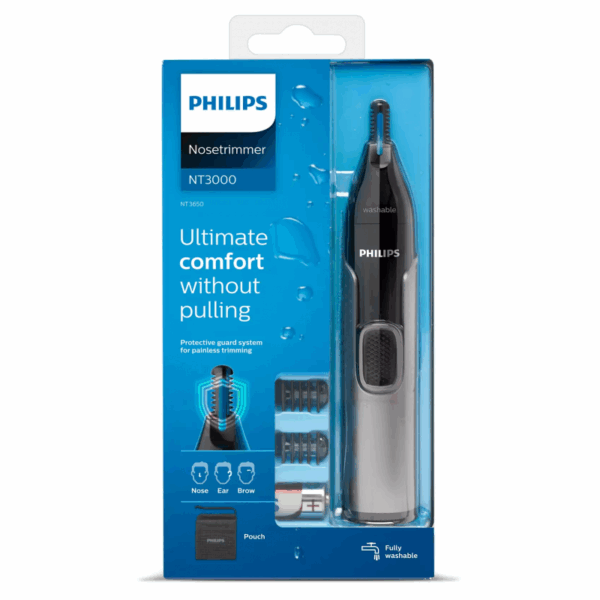 Philips Nose, Ear And Eyebrow Trimmer Nt3650
