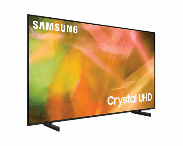 Samsung 55&Quot; Led 4K Crystal Uhd Smart Tv, Air Slim Design, Motion Xcelerator, Hdr, Q-Symphony, Pc On Tv 55Au8000