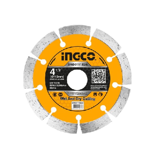 Ingco Dry Diamond Disc 115Mm Pack Of 10 Dmd011152M