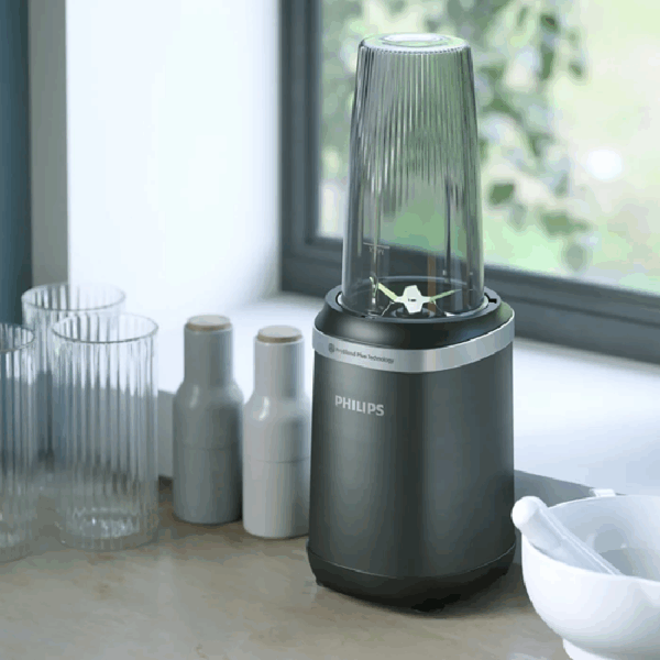 Philips Smoothie Blender 5000 Series 700+500+300Ml 1000W With Problend Plus Technology, Grinds Coffee Beans &Amp; Spices, Compact Design Hr2767