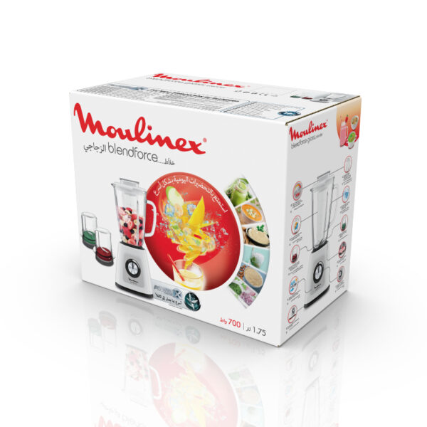 Moulinex Blendforce Countertop Blender 1.7L 800W Lm438127