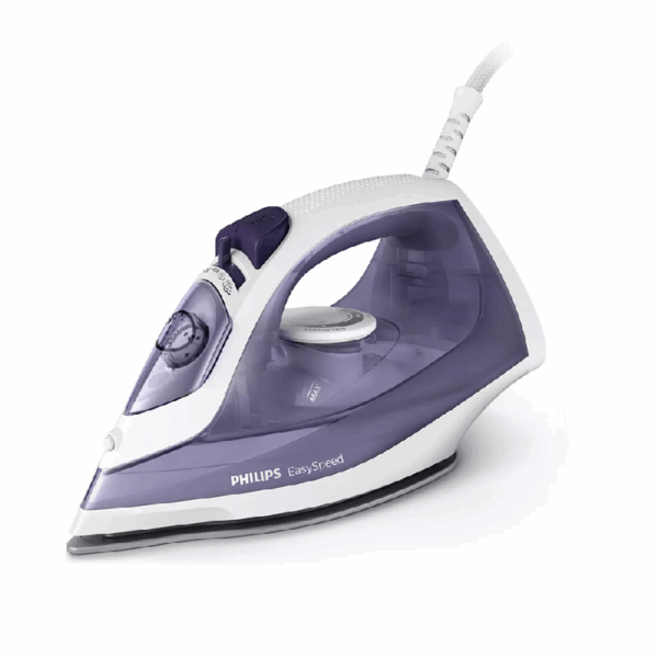 Philips Steam Iron Easy Speed 2000W 220Ml, Steam Boost Up To 100G, Calc Clean Slider, Ceramic Soleplate, Drip Stop Gc1752