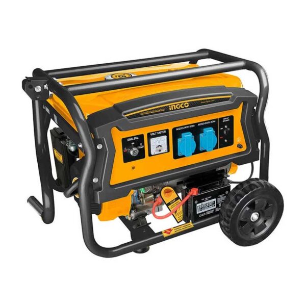 Ingco Petrol Generator 3.5Kw 4 Stroke Pull &Amp; Electric Start Ge35006Es