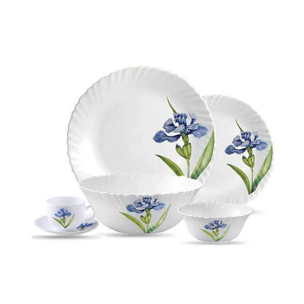 La Opala Dinner Set Royal Iris Classique 20 Pieces Lr020