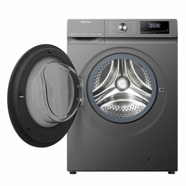 Hisense Washing Machine 8Kg &Amp; Dryer 5Kg Smart Wi-Fi Connectlife App Inverter Jet Titanium Grey Wd3Q8043Bt