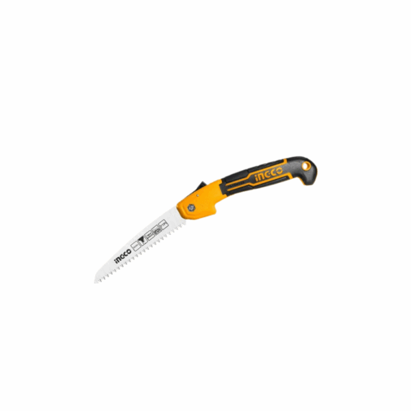 Ingco Folding Saw 7&Quot; Blade With Triple Teeth For Fast Cutting Hfsw18028C