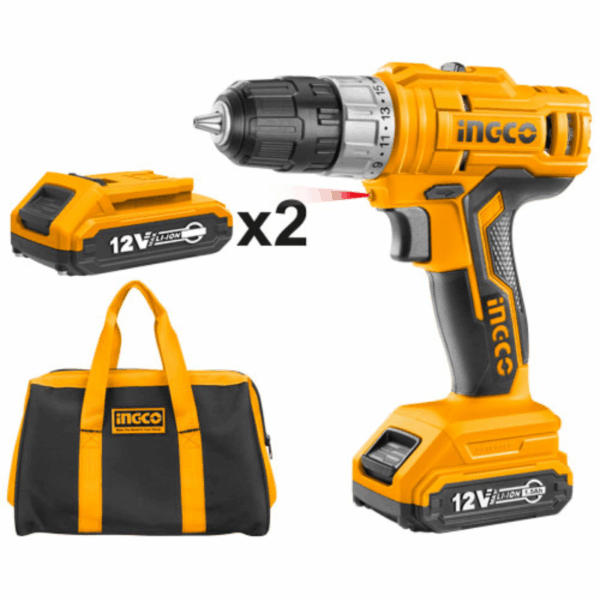 Ingco Lithium-Ion Cordless Drill 12V Cdli1222