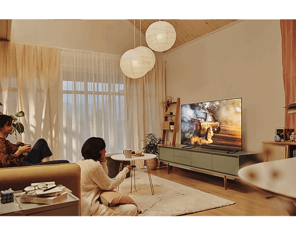 Samsung 85&Quot; Led 4K Crystal Uhd Smart Tv With Air Slim Design, Smart Hub, Hdr, Motion Xcelerator, Ots Lite, Solarcell Remote  85Bu8000