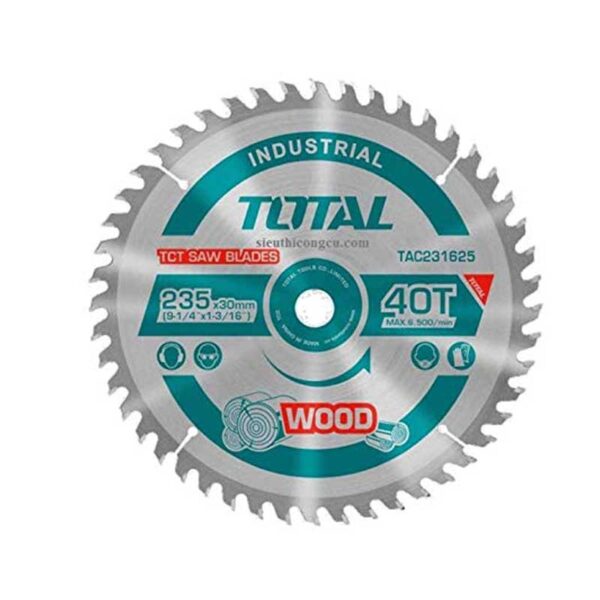Total Circular Saw Blade 9¼&Quot; For Wood Tac231625