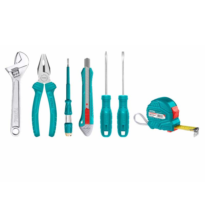 Total Tool Box Hand Tools 7Pcs Set Thkthp90076