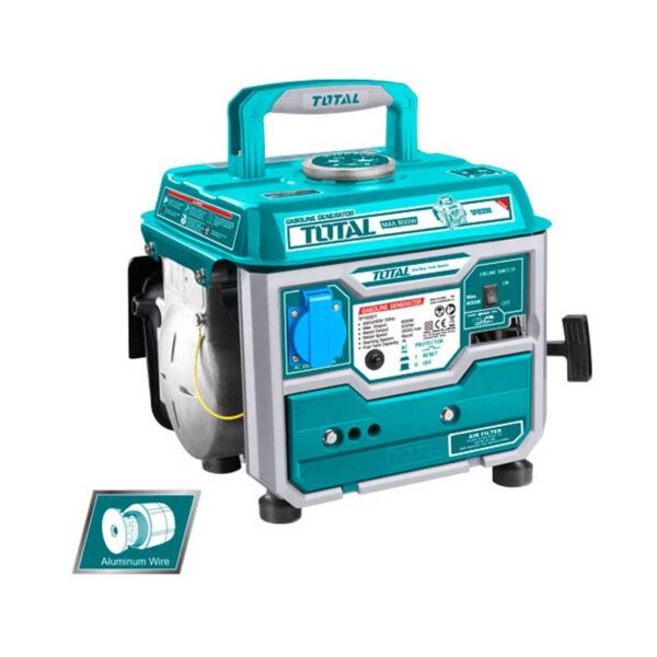 Total Petrol Generator 0.8Kw 2 Stroke Pull Start Tp18001