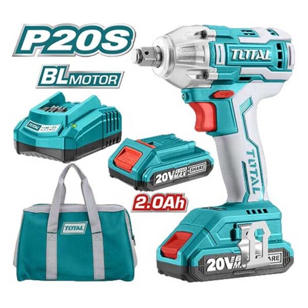 Total Impact Wrench Cordless Li-Ion 20V Tiwli2001