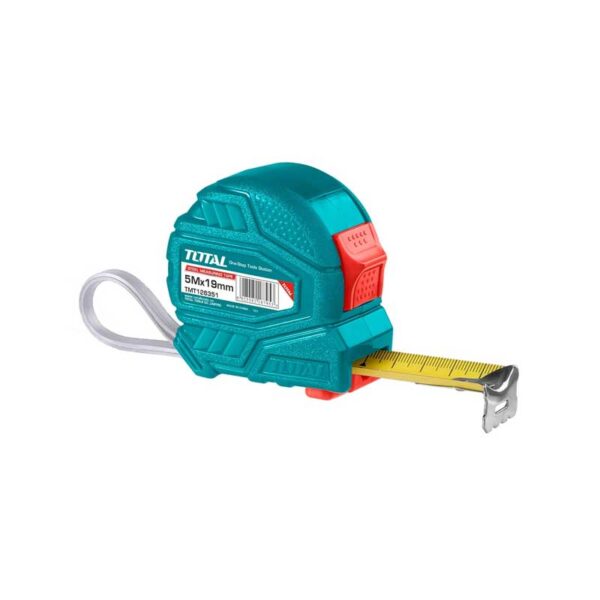 Total Steel Measuring Tape With Double Button 5M X 19Mm Tmt126351