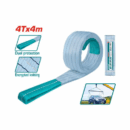 Total Nylon Webbing Sling 4Tx4m, 120mm with No Fixed Wear Points THTWS0404