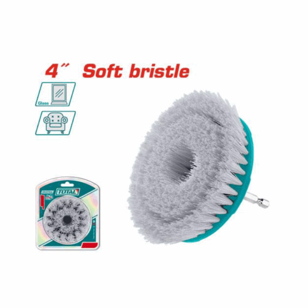 Total Soft Bristle Cleaning Brush 4&Quot; Tacs1401