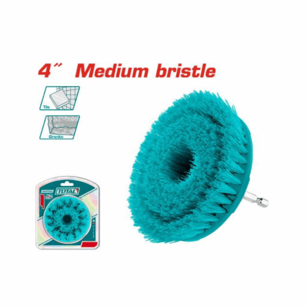 Total Medium Bristle Cleaning Brush 4&Quot; Tacm1041