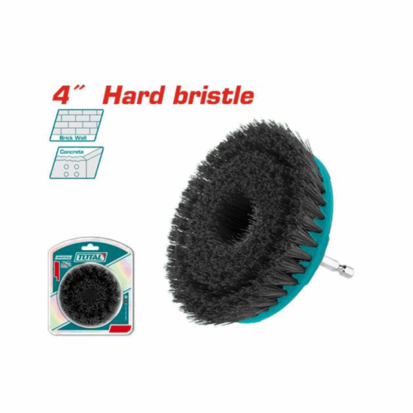 Total Hard Bristle Cleaning Brush 4&Quot; Tach1401