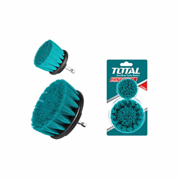 Total Medium Bristle Cleaning Brush 2&Quot; &Amp; 3.5&Quot; 2Pcs Set Tacm2235