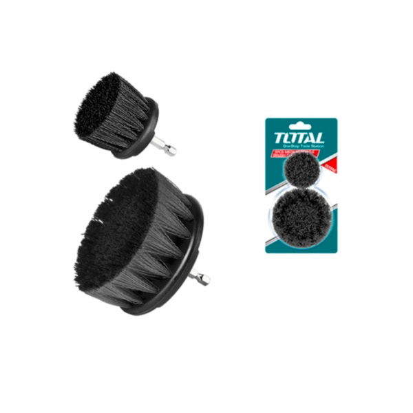 Total Hard Bristle Cleaning Brush 2&Quot; &Amp; 3.5&Quot; 2Pcs Set Tach1235
