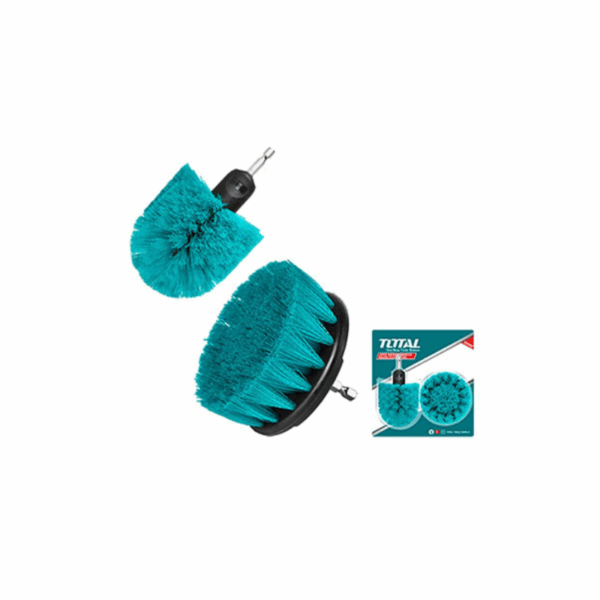 Total Medium Bristle Cleaning Brush 3.5&Quot; 2Pcs Set Tacm2335