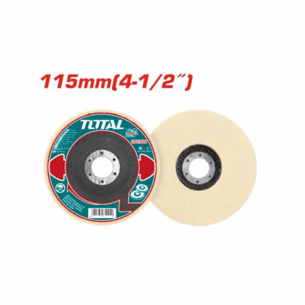 Total Wool Felt Disc, Disc Flap 115X22.22Mm Tac671151