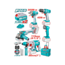 Total 5pcs Industrial Combo Kit, Cordless Lithium-ion 20V TCKLI2019