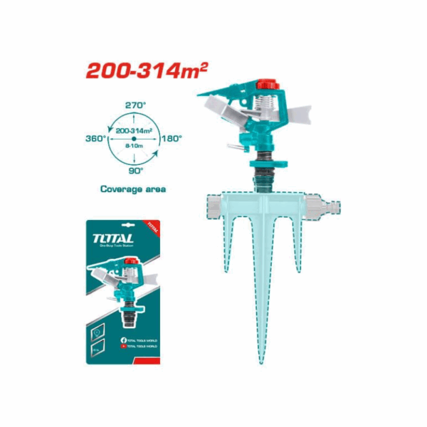 Total Auto Gear Garden Sprinkler Plastic Head Only With 360° Rotary Function Thps13626