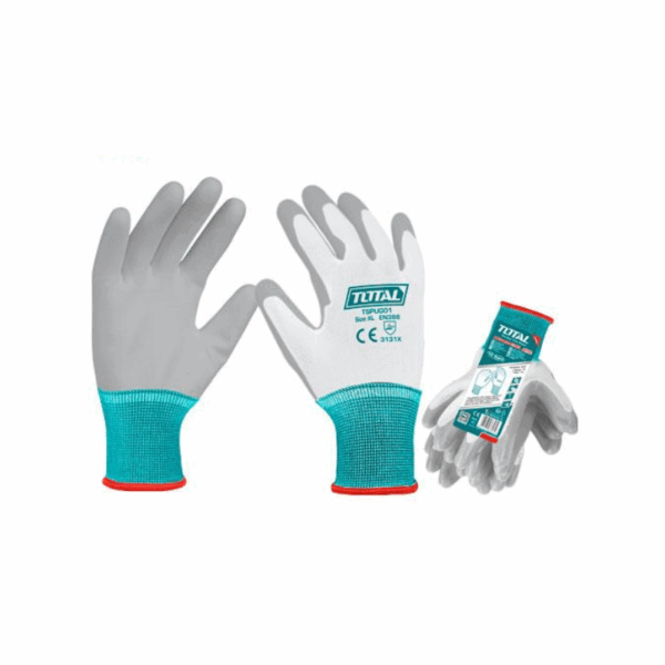 Total Pu Coated Safety Gloves Xl For Oil Environment Tspug01