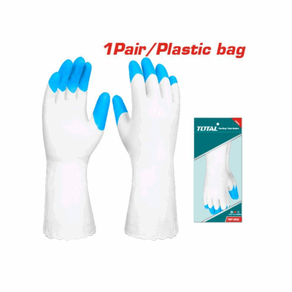 Total Pvc Safety Gloves L 32Cm For Cleaning &Amp; Washing Tsp1802