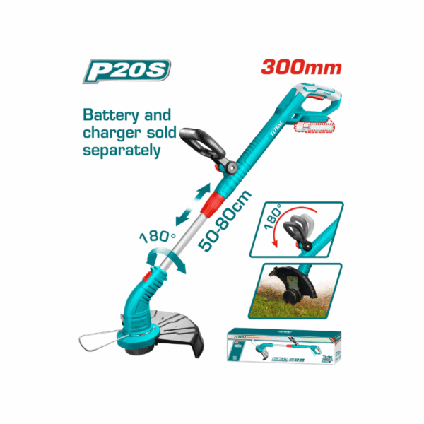 Total Grass Trimmer Cordless Lithium-Ion 20V 300Mm Tgtli20018