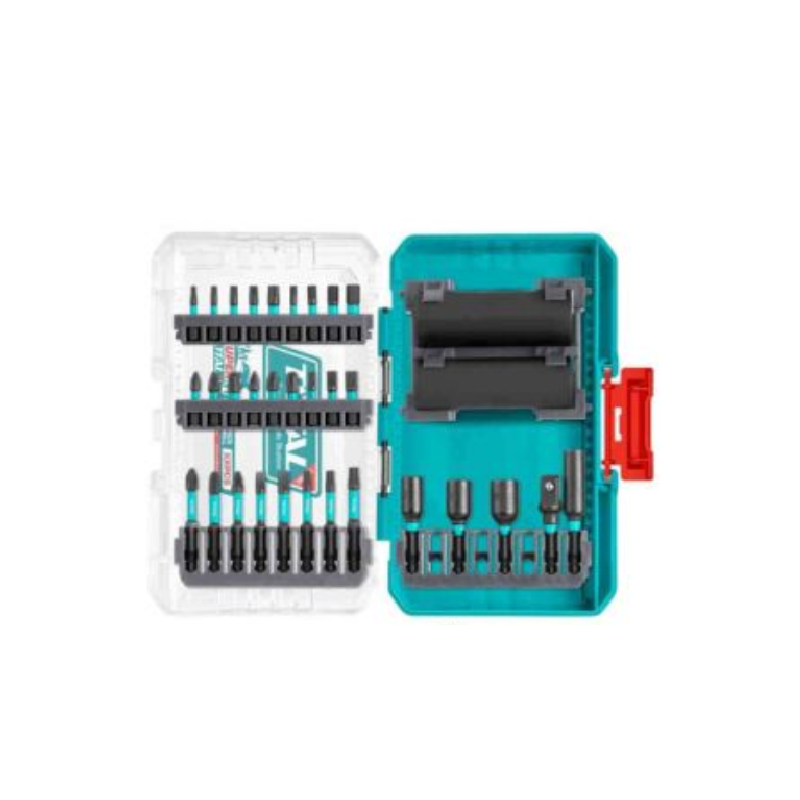Total Impact Screwdriver Bits &Amp; Sockets Set Tacsdl63306 (Pack Of 33Pcs)