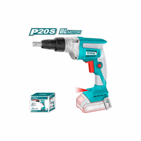 Total Cordless Drywall Screwdriver 20V Lithium-Ion With Battery &Amp; Charger Tdsli2042006