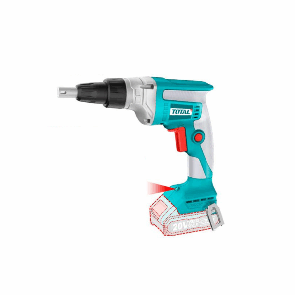 Total Cordless Drywall Screwdriver 20V Lithium-Ion With Battery &Amp; Charger Tdsli2042006