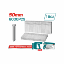 Total Staple Pins, Brad Nails 50mm TAC918506 (Pack of 6000pcs)