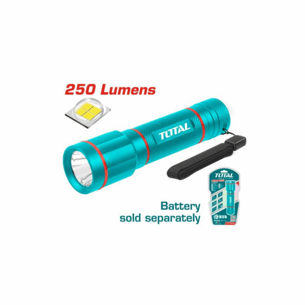 Total Led Flash Light 250Lm, Distance 160M Tfl013Aaa58