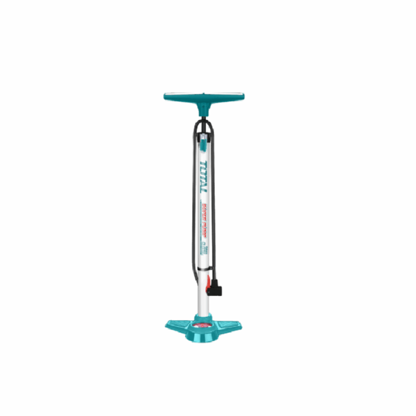 Total Tyre Hand Pump Φ32*580Mm With Bar &Amp; Psi Double Units, Aluminium Tube Tmpp3201