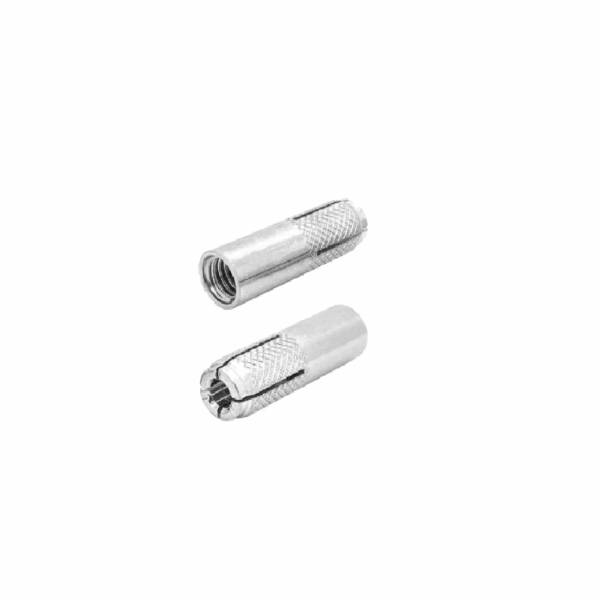 Total Drop-In Anchor Plug 5/16&Quot;X1-1/4&Quot; Carbon Steel, Zinc Plated Finish Thwda5161141 (Pack Of 50Pcs)