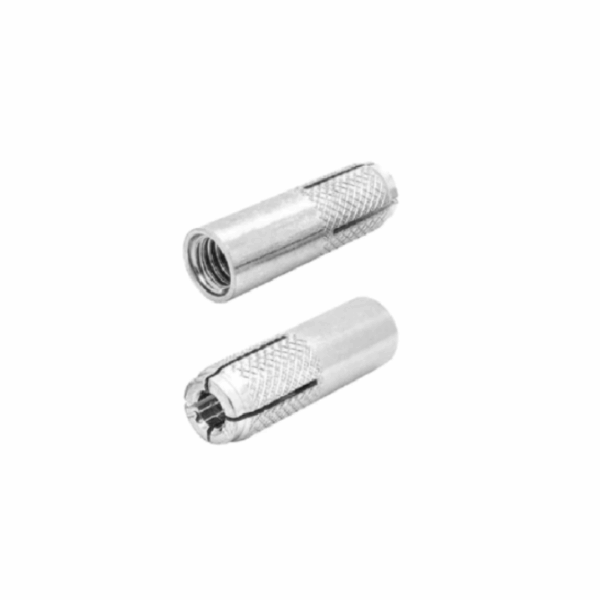 Total Drop-In Anchor Plug 5/8&Quot;X2-1/2&Quot; Carbon Steel, Zinc Plated Finish Thwda582121 (Pack Of 50Pcs)