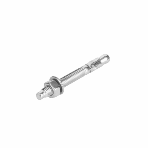 Total Galvanized Wedge Anchor 1/4&Quot;X2-1/4&Quot; Carbon Steel, Zinc Plated Finish Thwwa142141 (Pack Of 300Pcs)