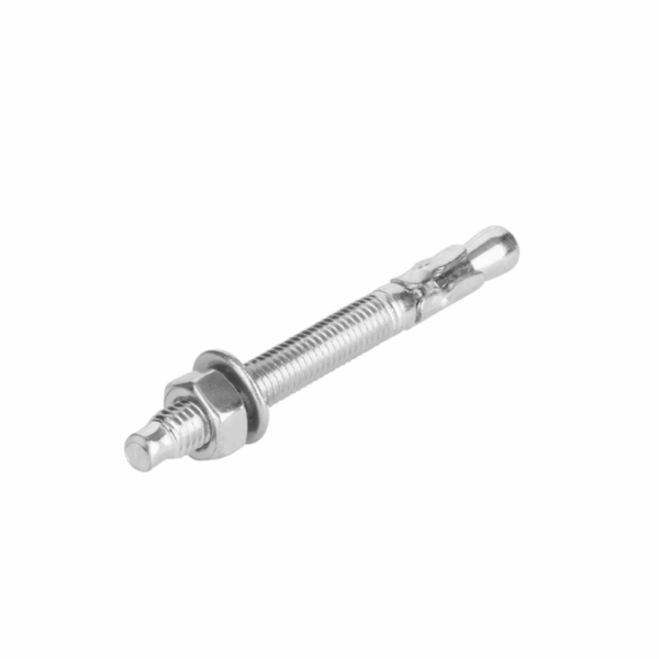 Total Galvanized Wedge Anchor 3/8&Quot;X3&Quot; Carbon Steel, Zinc Plated Finish Thwwa3831 (Pack Of 80Pcs)