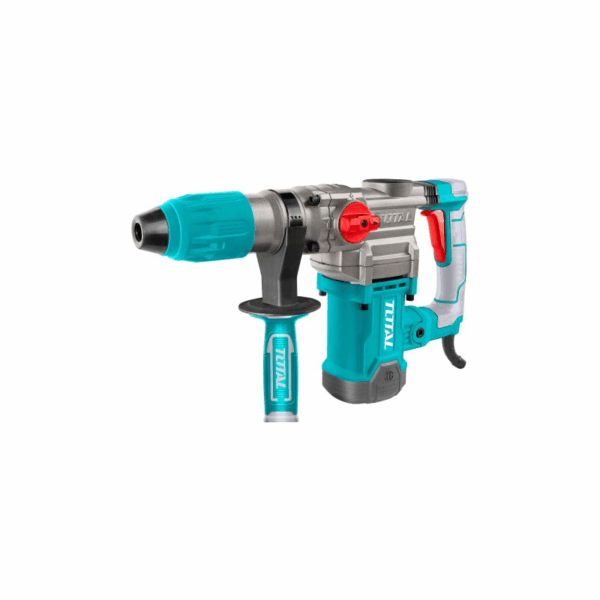 Total Rotary Hammer Sds Max 1600W With Chisel-Locking &Amp; Anti-Vibration System, 2 Drills, 2 Chisels, 1 Extra Carbon Brush Th1163855