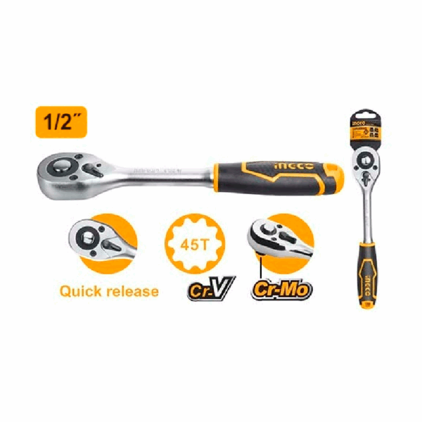 Ingco Ratchet Wrench 1/2&Quot; Hrth0812