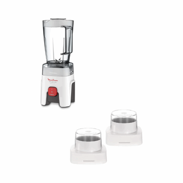 Moulinex Genuine Blender 1.75L With 2 Mills 500W Lm242B27 France