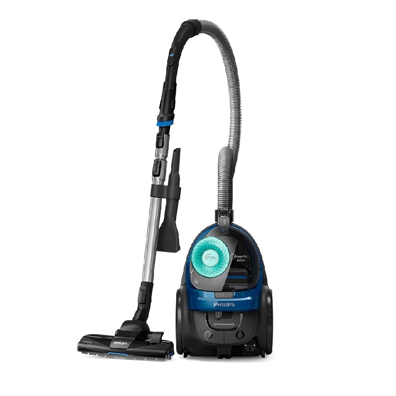 Philips Vacuum Cleaner Dry 2000W Bagless Canister 1.5L Dust Capacity, H13 Allergy Filter, Powercyclone 7 Technology And Triactive Nozzle, 5000 Series Fc9570/62