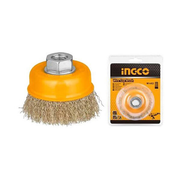 Ingco Cup Wire Brush With Nut 75Mm Wb10751