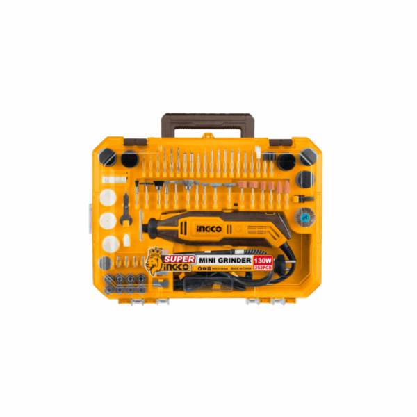 Ingco Mini Grinder 130W With Variable Speed Control, 251Pcs Accessories Mg133281