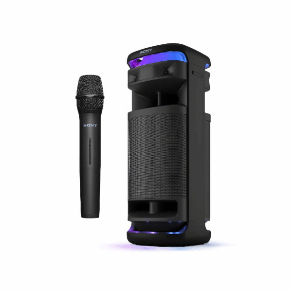 Sony Bluetooth  Party Speaker Ult Tower 10 With Ult Button, Powerfull Bass,25Hrs Backup, Ip67 Rating, Sound &Amp; Party Lights, Wireless Mic For Karaoke,Touch Panel Srs-Ult1000