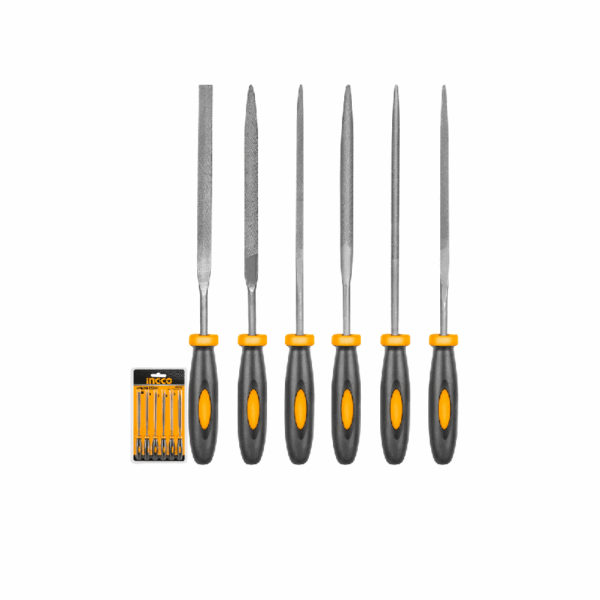 Ingco File Multipurpose 5.5&Quot;/140Mm 6Pcs Set Hktf63